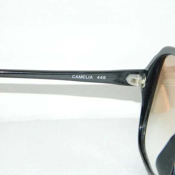 Stendhal Vintage 70’s-80’s Designer Black Glasses Frames w/ +2.50 Reader lenses - Picture 11 of 14